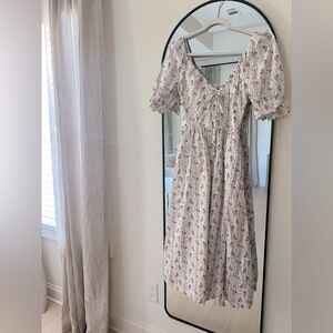 Hill House Ophelia Dress in pink vine